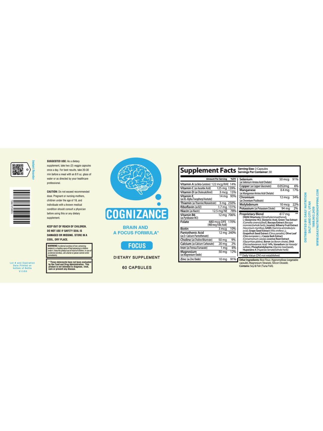 Cognizance | The Focus Pill